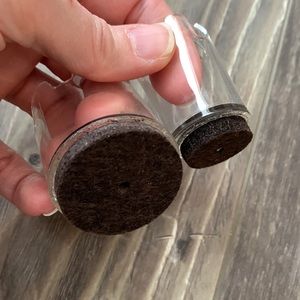 Clear Furniture Feet with cushioned bottom-8 of each size